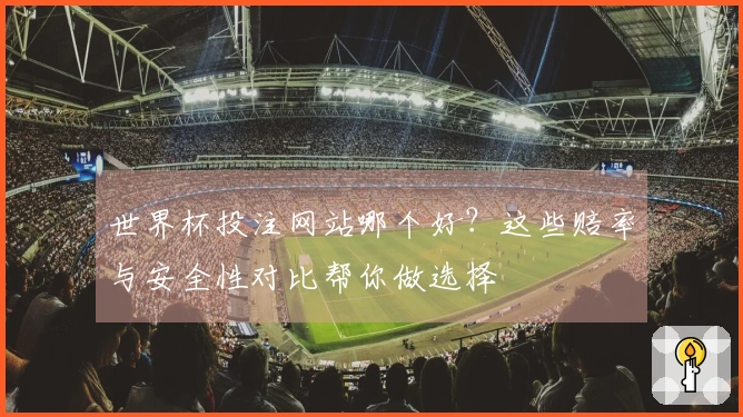 世界杯投注网站哪个好？这些赔率与安全性对比帮你做选择
